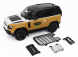 Almost-real Land rover New Defender 90 Trophy Edition 2023 1:18 Žlutá Bílá Černá