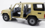 Almost-real Toyota Land Cruiser 76 2017 1:18 Cream