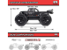 RC auto Arrma Notorious 6S V6 BLX 1:8 4WD RTR, modrá