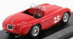 Art-model Ferrari 166 Touring Barchetta N 25 Winner Palm Springs 1951 M.lewis 1:43 Red