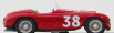 Art-model Ferrari 166mm Spider N 38 Winner Silverstone 1950 A.ascari 1:43 Red