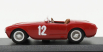 Art-model Ferrari 225s Spider Ch.0172 N 12 Winner Circuito Di Senigallia 1952 P.marzotto 1:43 Red