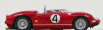 Art-model Ferrari 250p N 4 Monsport 1963 Surtees 1:43 Red