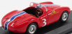 Art-model Ferrari 500 Mondial Spider Ch.0448 N 3 Palm Springs 1955 B.kessier 1:43 Červená Žlutá