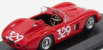 Art-model Ferrari 500tr Spider Ch.0608 N 329 Giro Di Sicilia 1957 G.munaron 1:43 Red