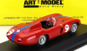 Art-model Ferrari 750 Monza Spider N 9 Winner Agadir Marocco Gp 1955 Mike Sparken 1:43 Red