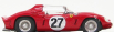 Art-model Ferrari Dino 268 Sp N 27 24h Le Mans 1962 Scarfiotti - Baghetti 1:43 Red