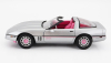 Autoworld Chevrolet Corvette Spider Open 1986 - Barbie 1:18 Silver Pink