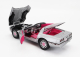 Autoworld Chevrolet Corvette Spider Open 1986 - Barbie 1:18 Silver Pink