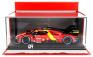 Bbr-models Ferrari 499p 3.0l Turbo V6 Team Ferrari Af Corse N 50 5th 24h Le Mans (pole Position) 2023 Antonio Fuoco - Miguel Molina - Nicklas Nielsen - Con Vetrina - With Showcase 1:18 Červená Žlutá Černá