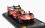 Bbr-models Ferrari 499p 3.0l Turbo V6 Team Ferrari Af Corse N 51 Winner 24h Le Mans 2023 Alessandro Pier Guidi - James Calado - Antonio Giovinazzi 1:43 Červená Žlutá Černá