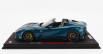 Bbr-models Ferrari 812 Competizione A Spider 2022 - Con Vetrina - With Showcase 1:18 Blu Capri - Modrozelená Met