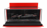 Bbr-models Ferrari Daytona Sp3 Open Roof Icona Principato Di Monaco Livery N 16 Personal Car Charles Leclerc 2022 - Con Vetrina - With Showcase 1:18 Matt Black