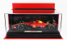 Bbr-models Ferrari F1  Sf-23 Team Scuderia Ferrari N 16 4th Monza Italy Gp 2023 Charles Leclerc - Con Vetrina - With Showcase 1:18 Červená Černá Žlutá