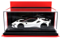 Bbr-models Ferrari Sf90 Xx Stradale 2024 - Con Vetrina - With Showcase 1:18 Bianco Cervino - Bílá Černá