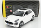 Bburago Plus Porsche Macan 1:24 bílá metalíza