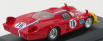 Best-model Alfa romeo 33.2 Coda Lunga N 16 Prove Spa 1968 T.pilett 1:43 Červená Žlutá