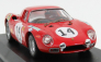 Best-model Ferrari 250lm 3.3l V12 Team N.a.r.t. N 14 1:43, červená