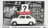 Brumm prom Fiat 600d 1963 - Propaganda Elettorale Elezioni Italia Vota - Vota - Vota 1:43 Bílá