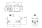 CH712S SSR HiVOLT CORELESS Digital servo LOW PROFILE (12,6 kg-0,049s/60°)