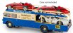 Cmc Fiat 642rn2 Truck Bartoletti Maserati Car Transporter 1957 1:18 Modrá Žlutá