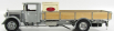 Cmc Mercedes benz Lo2750 Platform Truck With Wooden Box Car Transporter 1936 1:18 Šedé Dřevo