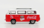 Corgi Volkswagen T1 Minibus Coca-cola With Surfboard 1961 1:43 Bílá Červená