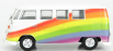 Corgi Volkswagen T1 Minibus Peace & Love Rainbows 1961 1:43 Různé