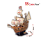 Cubicfun Puzzle Kit 3d In Foam Boat Santa Maria Caravella Cm. 44x16x39 - 113 Pezzi - 113 Pieces /