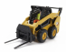 Dm-models Caterpillar Cat272d3 Ruspa Gommata - Skid Steer Loader 1:32 Žlutá Černá