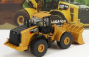 Dm-models Caterpillar Cat972m Ruspa Gommata - Scraper Tractor Wheel Loader 1:87 Žlutá Černá