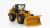 Dm-models Caterpillar Cat972m Ruspa Gommata - Scraper Tractor Wheel Loader 1:87 Žlutá Černá