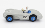 Edicola Aston martin Db3 Sports Spider N 20 Racing 1950 1:43 Světle Šedá