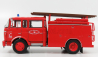 Edicola Berliet Fpt Gak 20h Tanker Truck With Scala - Fire Engine - Vigili Del Fuoco 1:43 Red