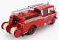 Edicola Citroen 46 Cdc Tanker Truck 1968 - Fire Engine - Vigili Del Fuoco - Feuerwehr 1:43 Red