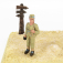 Edicola Diorama Soldato Nel Deserto - Desert Man 1:43 Beige