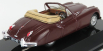 Edicola Jaguar Xk140 Cabriolet 1954 - Con Vetrina - With Showcase 1:43 Bordeaux