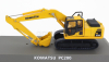 Edicola Komatsu Pc200lc Hybrid Escavatore Cingolato - Tractor Excavator 1:72 Žlutá Černá