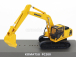 Edicola Komatsu Pc200lc Hybrid Escavatore Cingolato - Tractor Excavator 1:72 Žlutá Černá