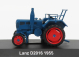 Edicola Lanz D2016 Tractor 1955 - Con Vetrina - With Showcase 1:43 Blue