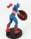 Edicola Marvel Captain America Figure Cm. 13.0 1:16 Modrá Červená Bílá