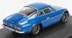 Edicola Renault Alpine A110 1969 - Black Wheels - Con Vetrina - With Showcase 1:43 Blue Met