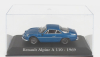 Edicola Renault Alpine A110 1969 - Black Wheels - Con Vetrina - With Showcase 1:43 Blue Met