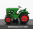 Edicola Zettelmeyer Z1 Tractor Germany 1951 - Con Vetrina - With Showcase 1:43 Zelená