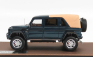 Glm-models Mercedes benz G-class G650 Maybach Close Roof 2017 1:43 Designo Blue Met