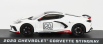 Greenlight Chevrolet Corvette C8 Official Pace Car Road America 2020 1:43 Bílá