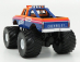 Greenlight Chevrolet K-10 Bigfoot Monster Truck Boss 1972 1:43 Oranžová Modrá