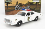 Greenlight Dodge Coronet 1975 - Hazzard County Sheriff - Police Patrol Car 1:24 Bílá