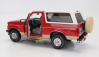 Greenlight Ford usa Bronco 1994 - Eddie Bauer Edition 1:18 Červená Zlatá Bílá