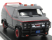 Greenlight GMC Vandura Cargo G.series Van - A-team - 1983 1:43 Černá Červená